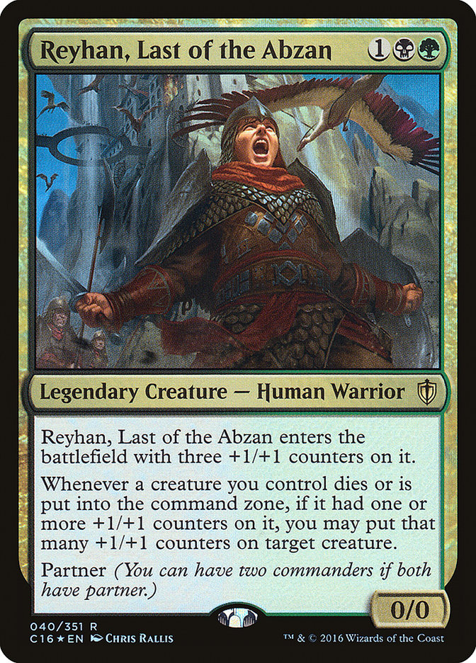 Reyhan, Last of the Abzan [Commander 2016] | Game Grid - Logan