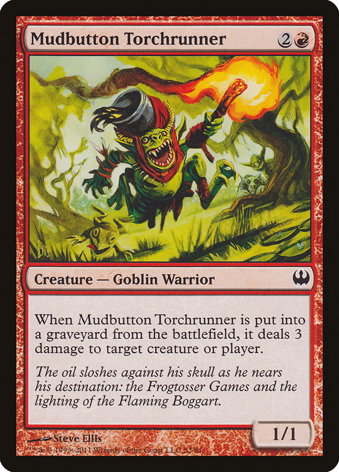 Mudbutton Torchrunner [Duel Decks: Knights vs. Dragons] | Game Grid - Logan