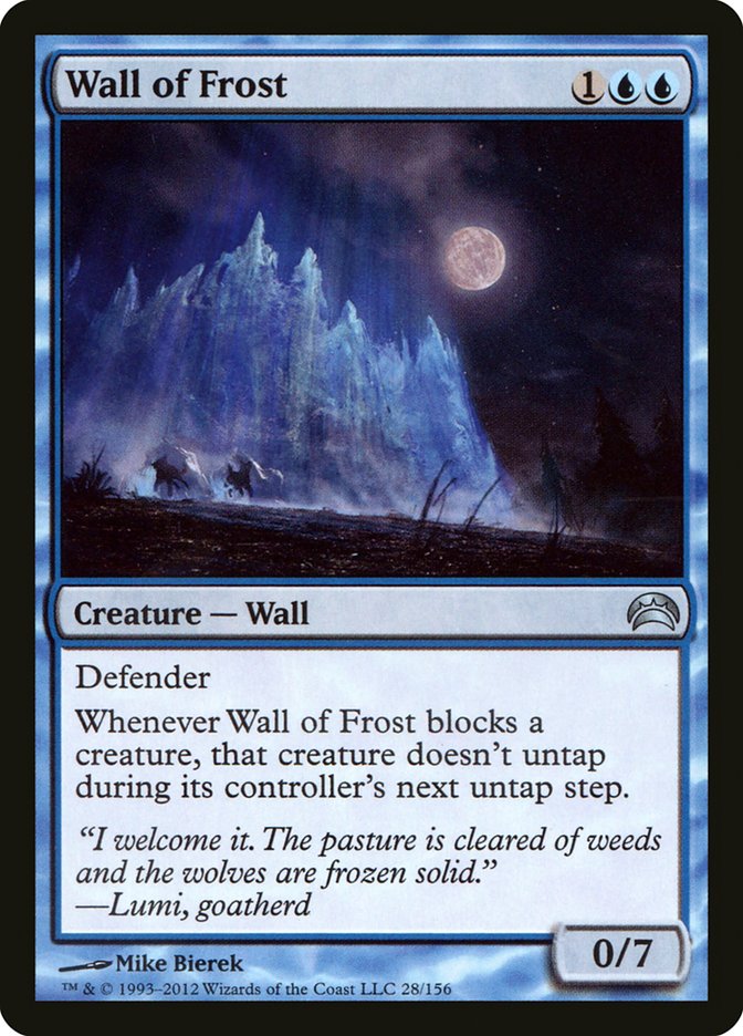 Wall of Frost [Planechase 2012] | Game Grid - Logan