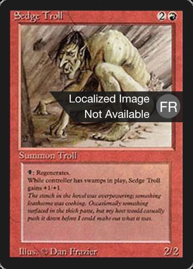 Sedge Troll [Foreign Black Border] | Game Grid - Logan