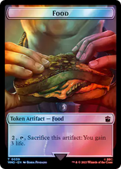 Alien Angel // Food (0059) Double-Sided Token (Surge Foil) [Doctor Who Tokens] | Game Grid - Logan