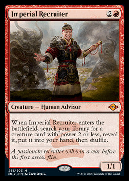 Imperial Recruiter (Foil Etched) [Modern Horizons 2] | Game Grid - Logan