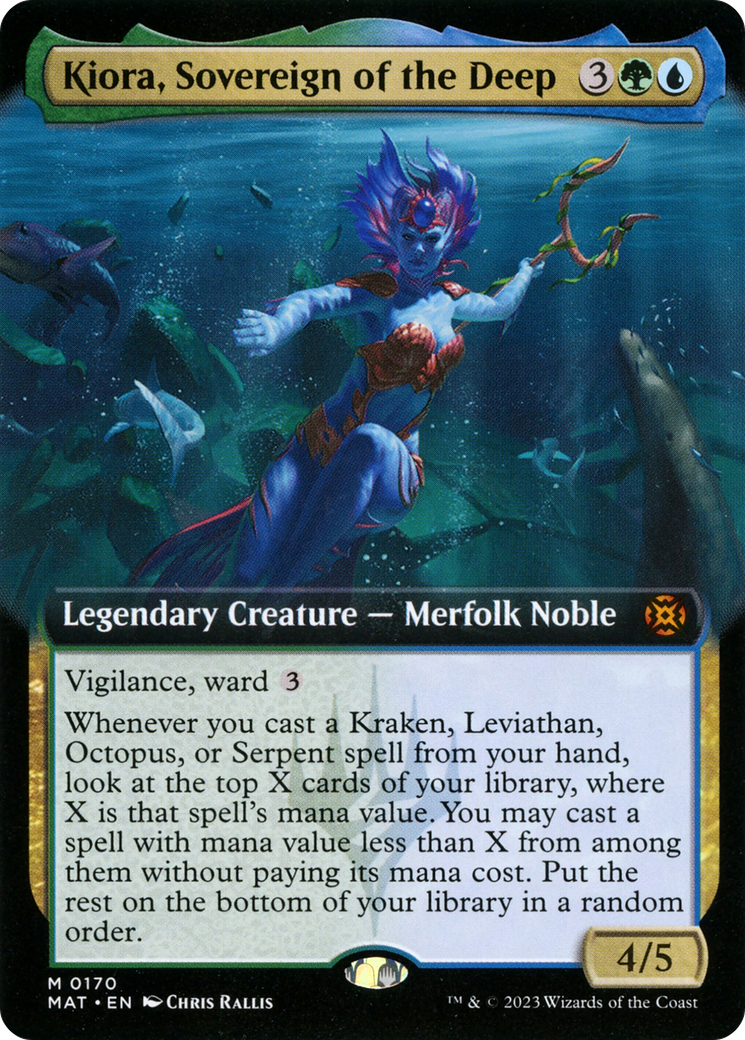 Kiora, Sovereign of the Deep (Extended Art) [March of the Machine: The Aftermath] | Game Grid - Logan