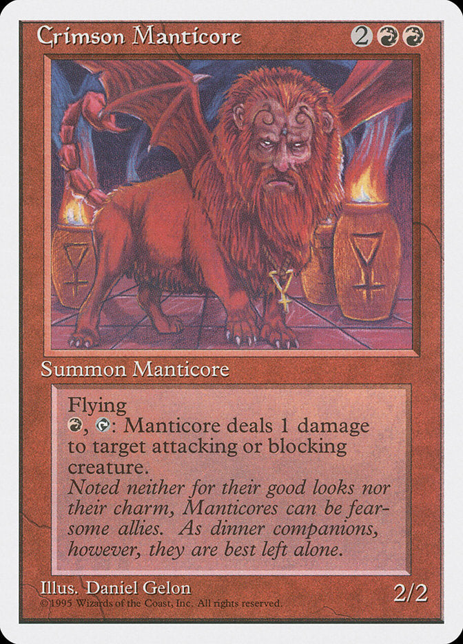 Crimson Manticore [Fourth Edition] | Game Grid - Logan