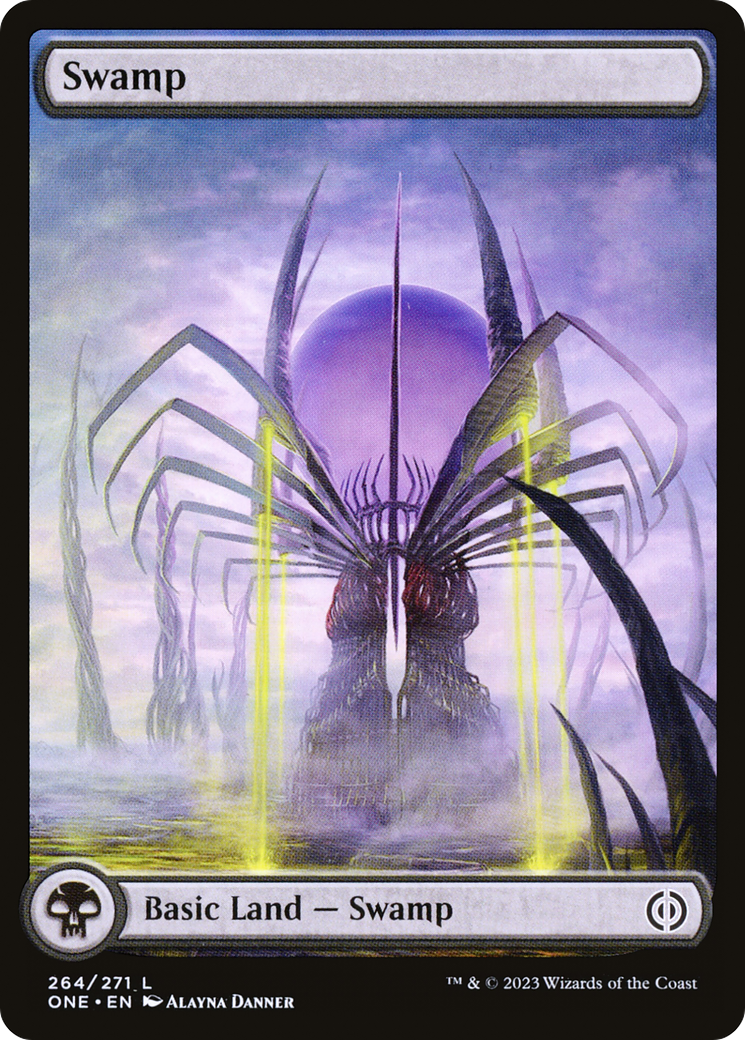 Swamp (264) (Full-Art) [Phyrexia: All Will Be One] | Game Grid - Logan