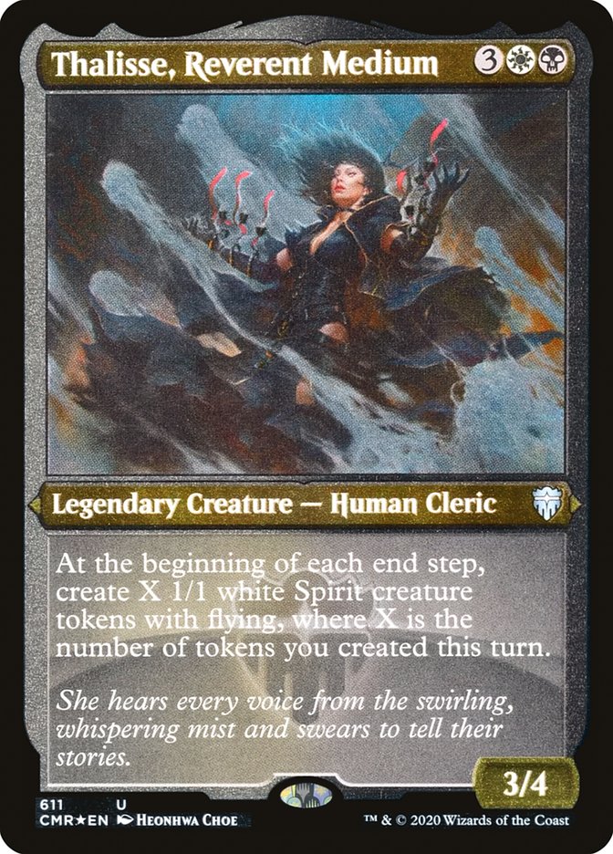 Thalisse, Reverent Medium (Etched) [Commander Legends] | Game Grid - Logan