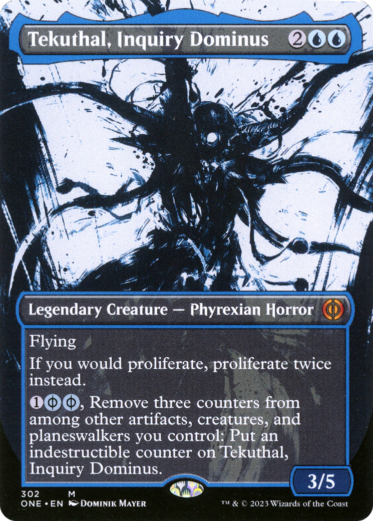 Tekuthal, Inquiry Dominus (Borderless Ichor) [Phyrexia: All Will Be One] | Game Grid - Logan