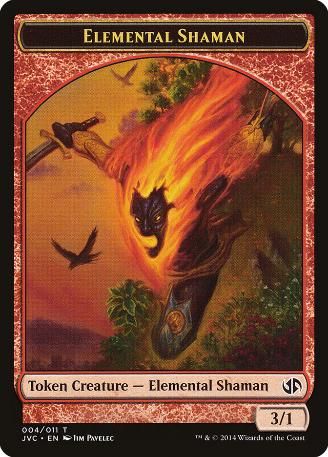 Elemental Shaman Token (Jace vs. Chandra) [Duel Decks Anthology Tokens] | Game Grid - Logan