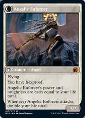 Enduring Angel // Angelic Enforcer [Innistrad: Midnight Hunt] | Game Grid - Logan