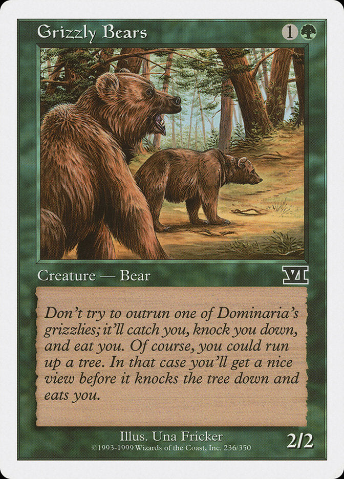 Grizzly Bears [Classic Sixth Edition] | Game Grid - Logan