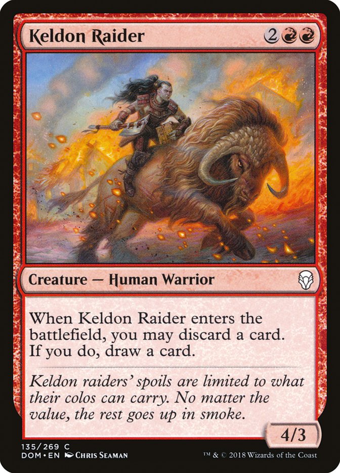 Keldon Raider [Dominaria] | Game Grid - Logan