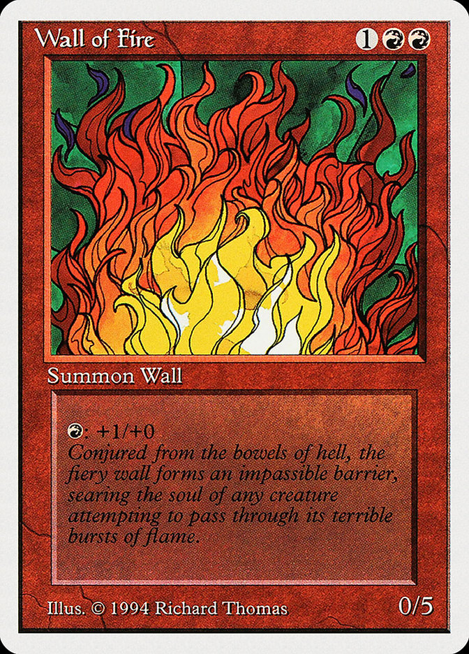 Wall of Fire [Summer Magic / Edgar] | Game Grid - Logan