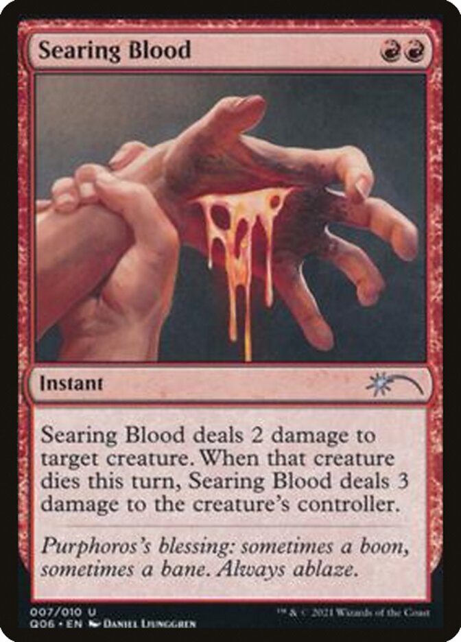 Searing Blood [Pioneer Challenger Decks 2021] | Game Grid - Logan