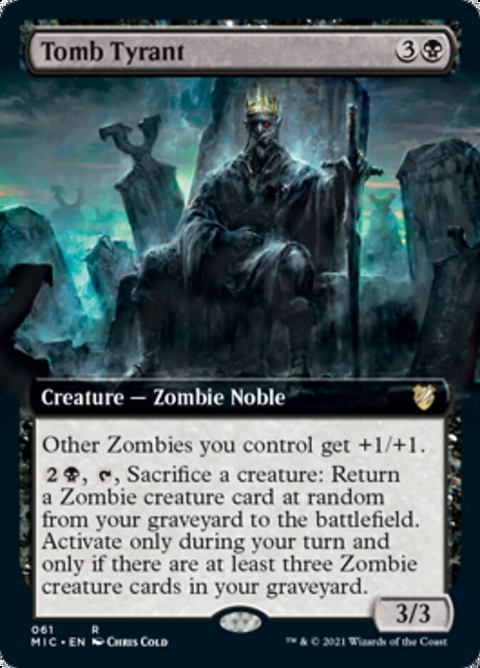 Tomb Tyrant (Extended Art) [Innistrad: Midnight Hunt Commander] | Game Grid - Logan