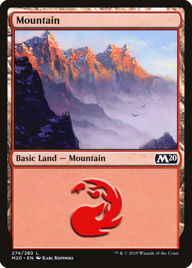 Mountain (274) [Core Set 2020] | Game Grid - Logan