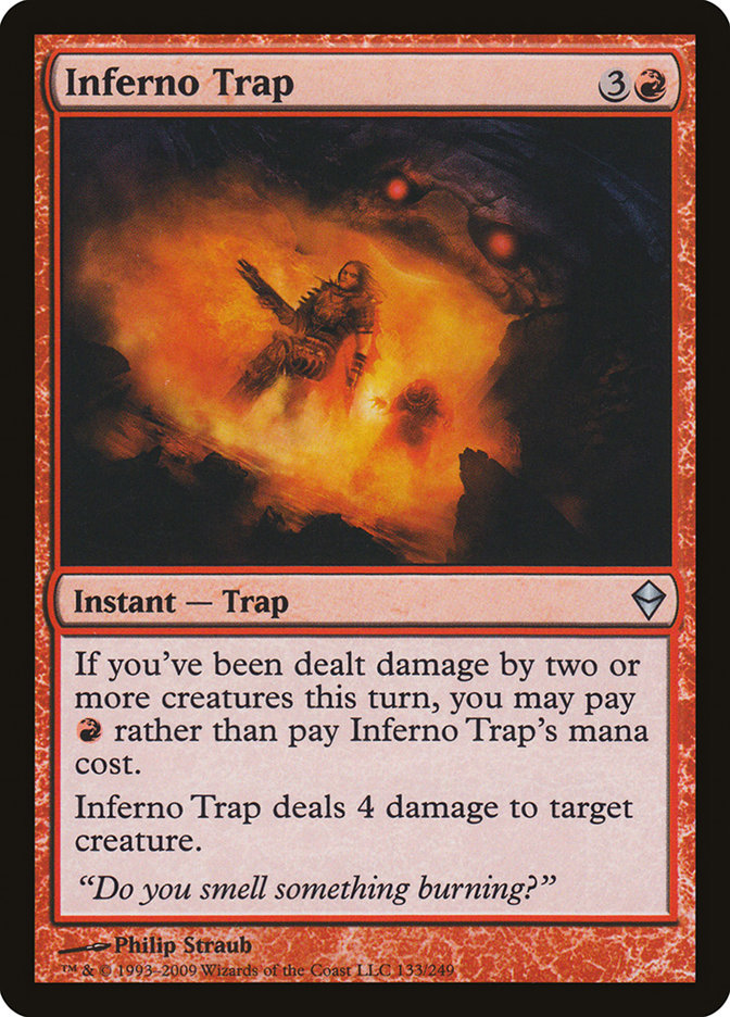 Inferno Trap [Zendikar] | Game Grid - Logan