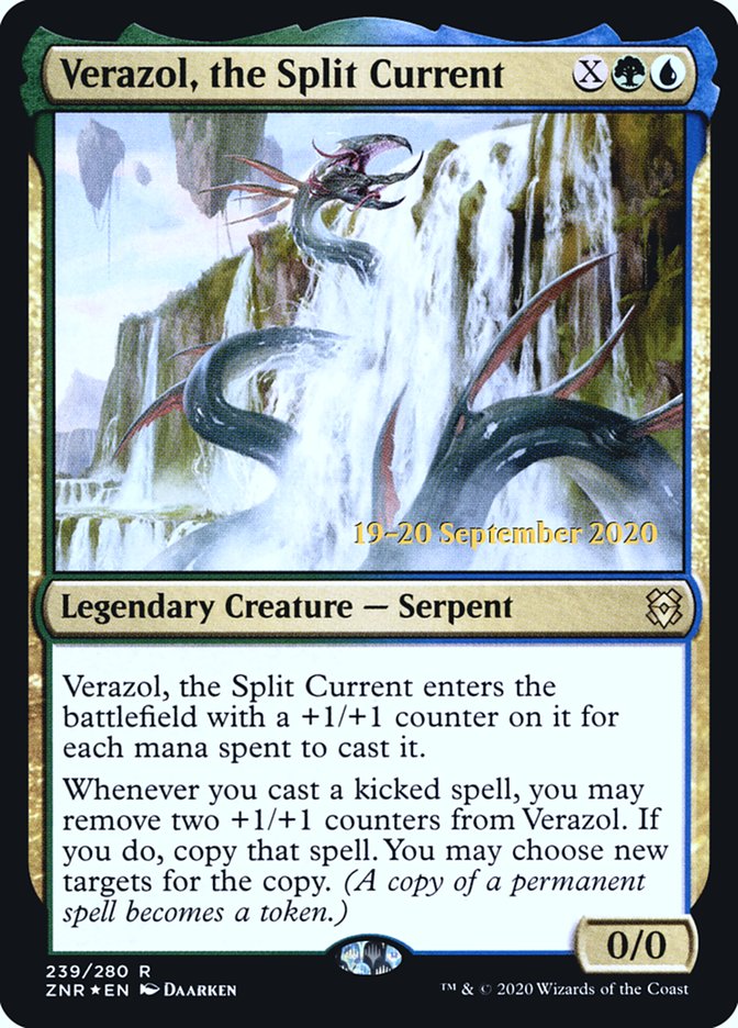 Verazol, the Split Current [Zendikar Rising Prerelease Promos] | Game Grid - Logan