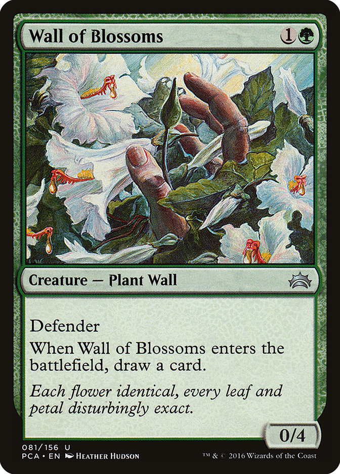 Wall of Blossoms [Planechase Anthology] | Game Grid - Logan