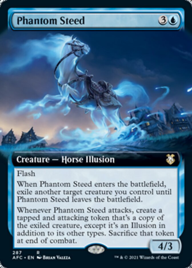Phantom Steed (Extended Art) [Dungeons & Dragons: Adventures in the Forgotten Realms Commander] | Game Grid - Logan