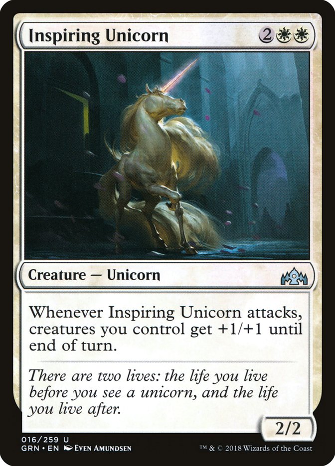 Inspiring Unicorn [Guilds of Ravnica] | Game Grid - Logan