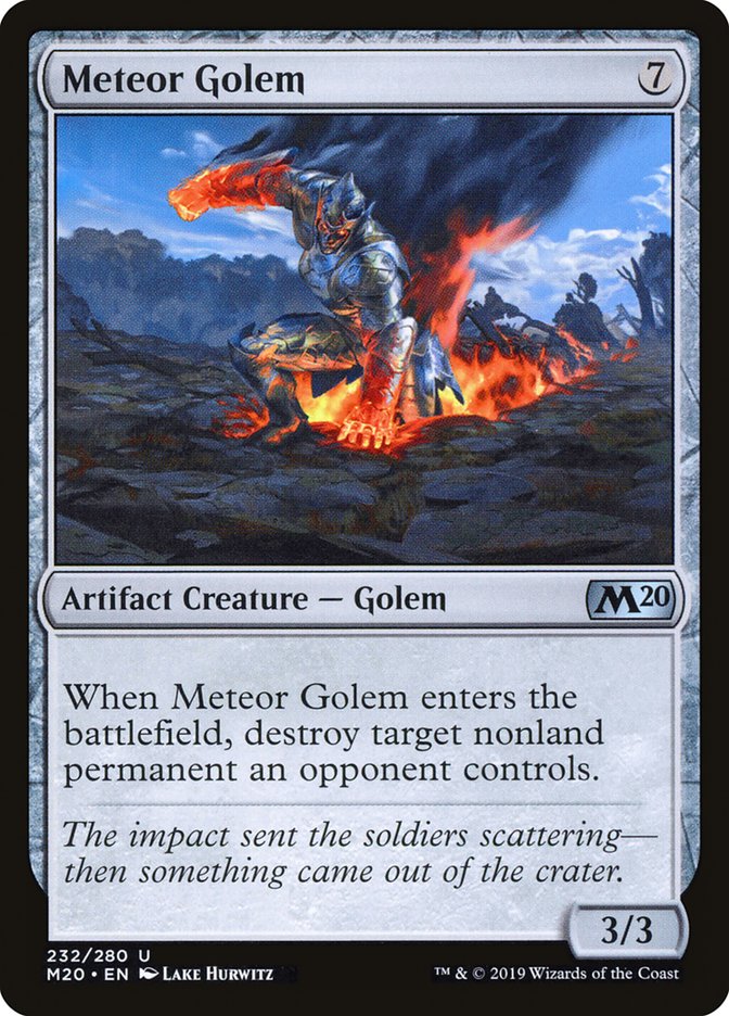 Meteor Golem [Core Set 2020] | Game Grid - Logan