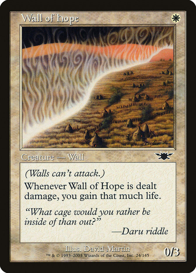 Wall of Hope [Legions] | Game Grid - Logan