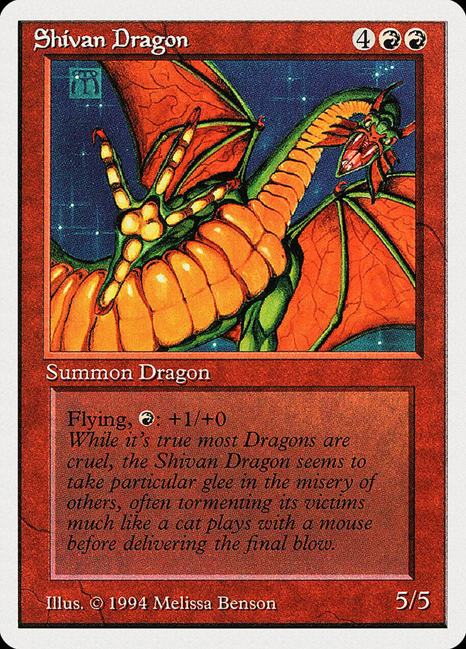 Shivan Dragon [Summer Magic / Edgar] | Game Grid - Logan