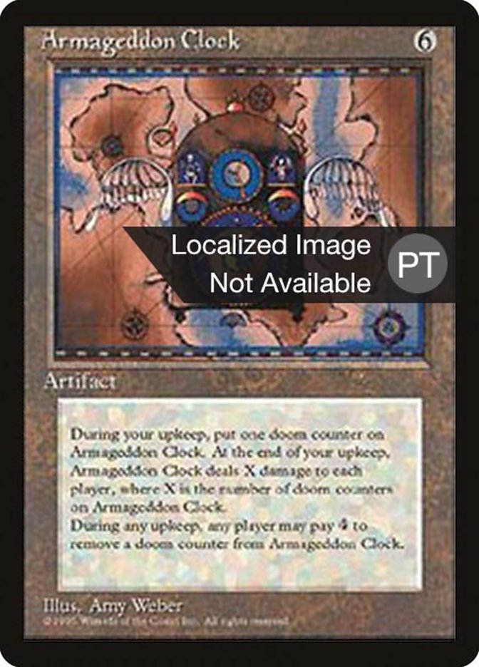Armageddon Clock [Fourth Edition (Foreign Black Border)] | Game Grid - Logan