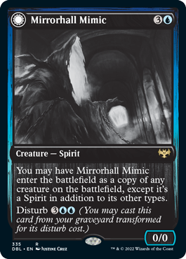 Mirrorhall Mimic // Ghastly Mimicry [Innistrad: Double Feature] | Game Grid - Logan