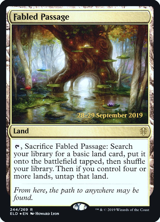 Fabled Passage [Throne of Eldraine Prerelease Promos] | Game Grid - Logan