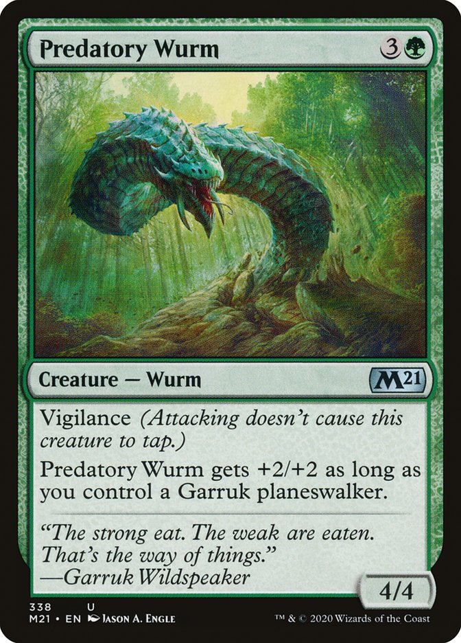 Predatory Wurm [Core Set 2021] | Game Grid - Logan