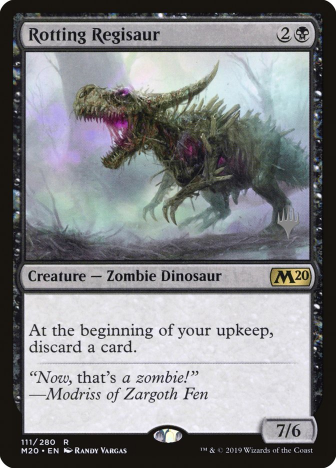 Rotting Regisaur (Promo Pack) [Core Set 2020 Promos] | Game Grid - Logan