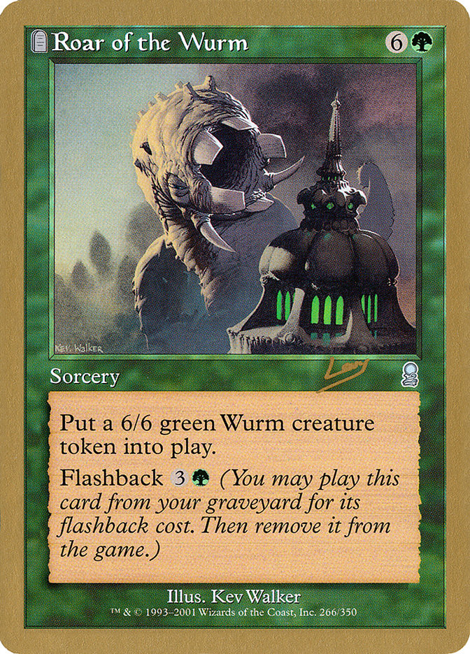 Roar of the Wurm (Raphael Levy) [World Championship Decks 2002] | Game Grid - Logan