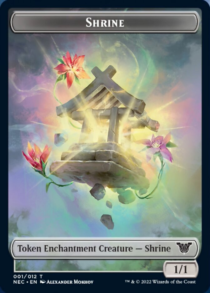 Shrine Token [Kamigawa: Neon Dynasty Commander Tokens] | Game Grid - Logan