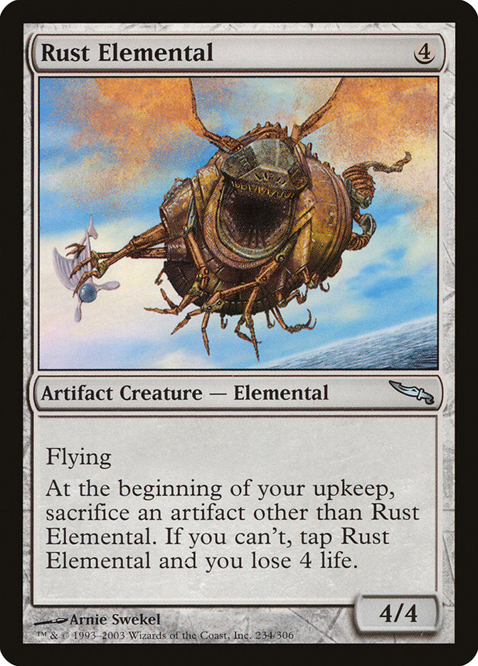 Rust Elemental [Mirrodin] | Game Grid - Logan