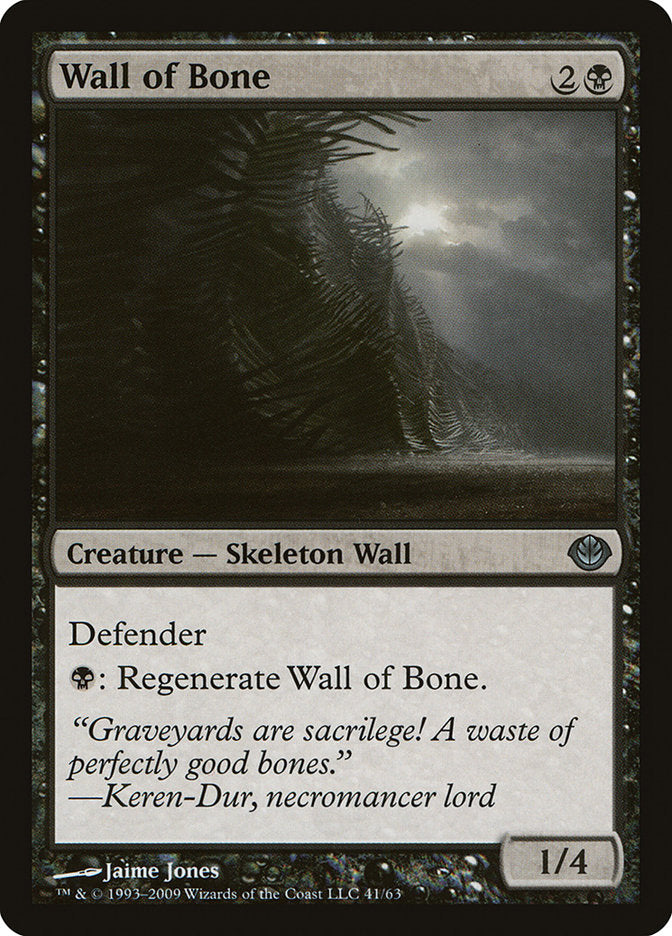 Wall of Bone [Duel Decks: Garruk vs. Liliana] | Game Grid - Logan