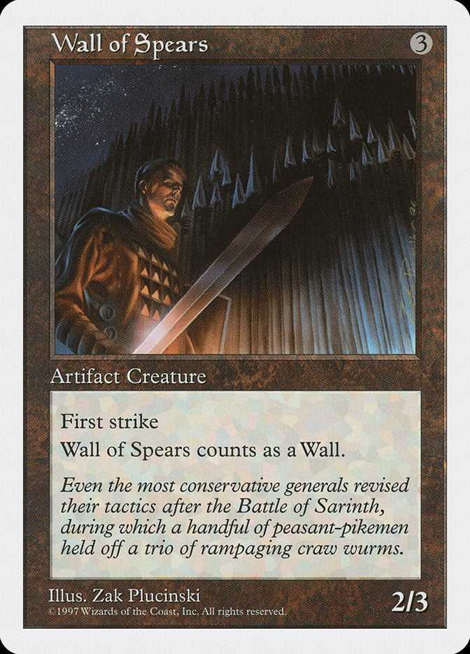 Wall of Spears [Fifth Edition] | Game Grid - Logan