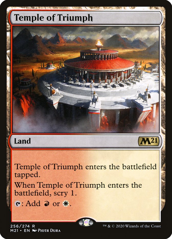 Temple of Triumph [Core Set 2021] | Game Grid - Logan