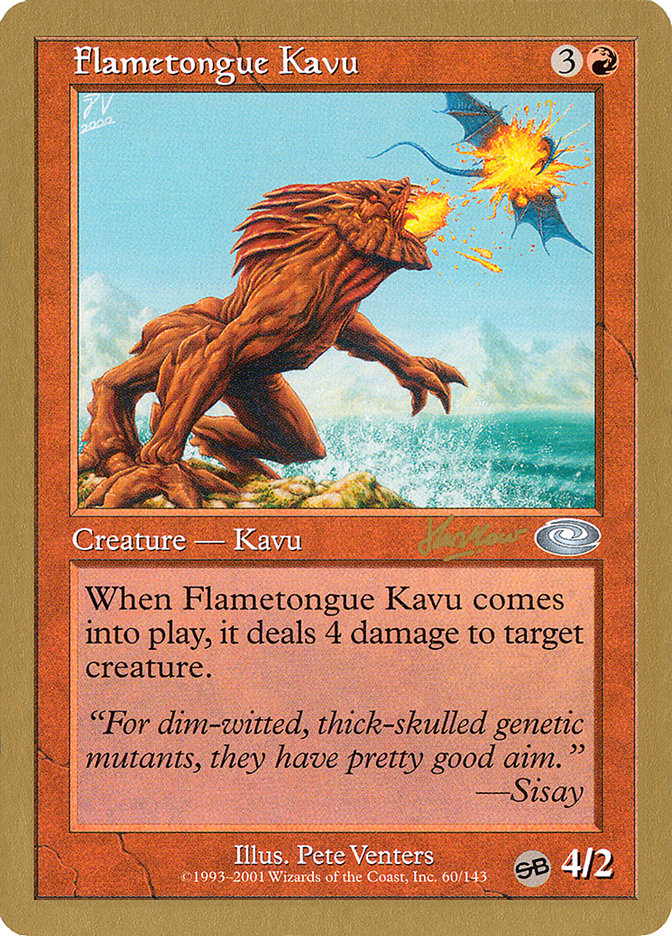 Flametongue Kavu (Sim Han How) (SB) [World Championship Decks 2002] | Game Grid - Logan