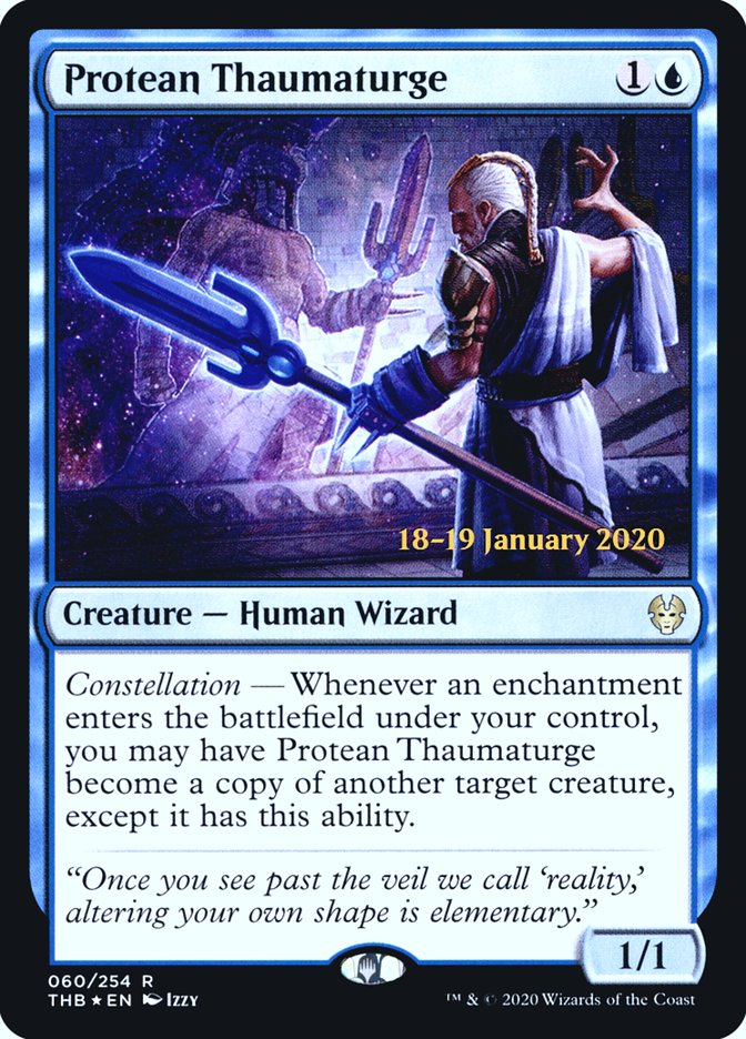 Protean Thaumaturge [Theros Beyond Death Prerelease Promos] | Game Grid - Logan
