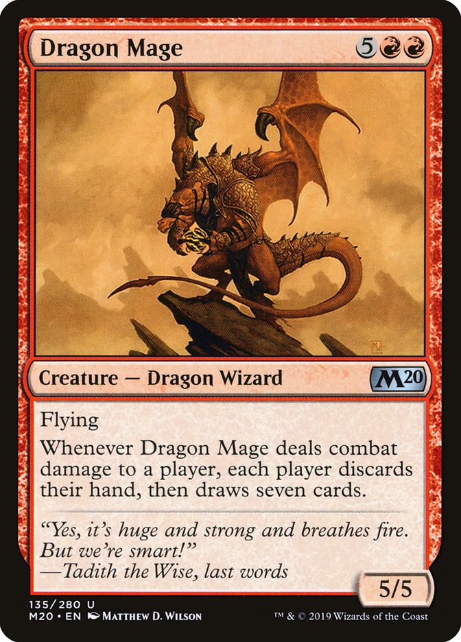 Dragon Mage [Core Set 2020] | Game Grid - Logan