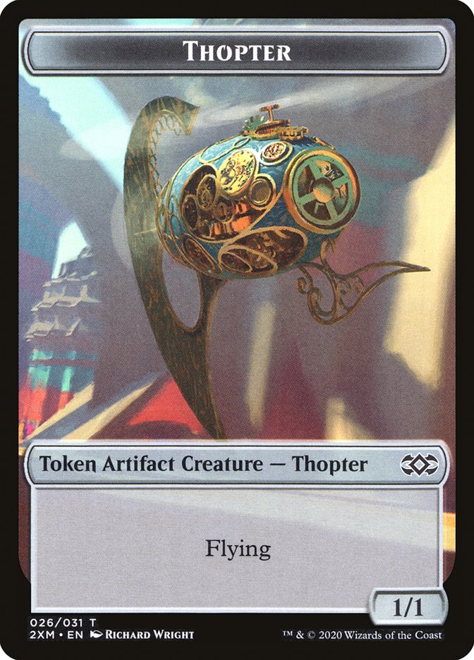 Beast // Thopter (026) Double-Sided Token [Double Masters Tokens] | Game Grid - Logan