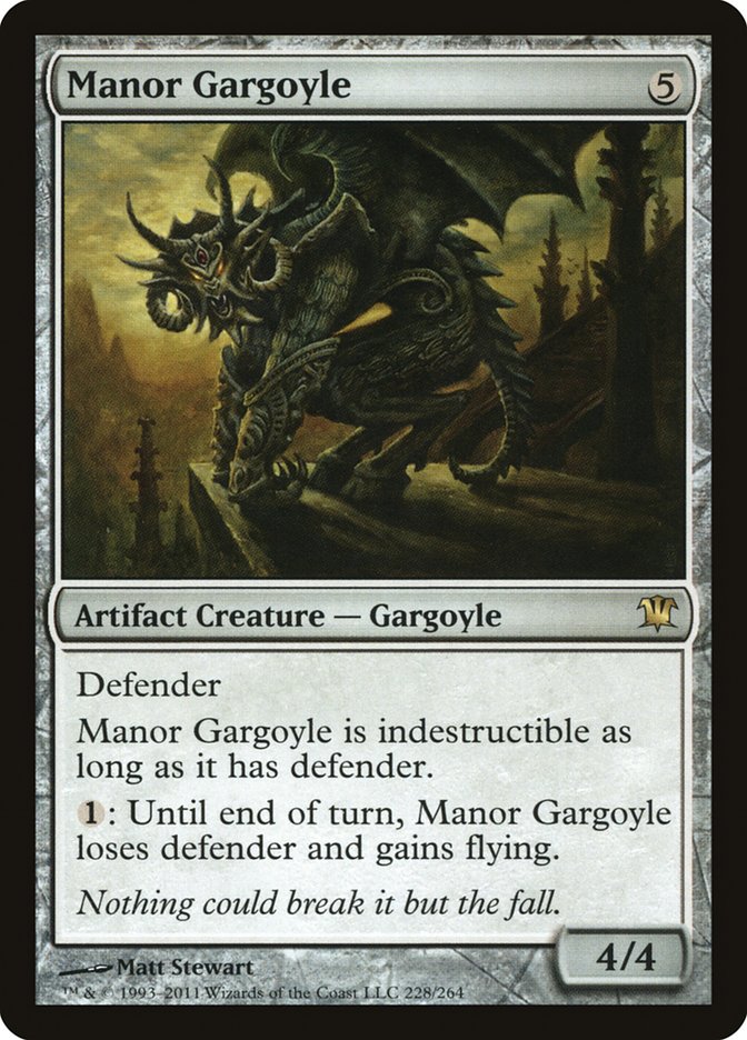 Manor Gargoyle [Innistrad] | Game Grid - Logan