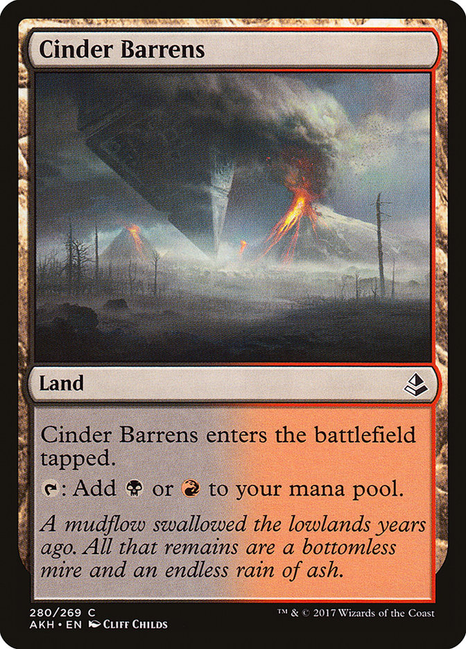 Cinder Barrens [Amonkhet] | Game Grid - Logan