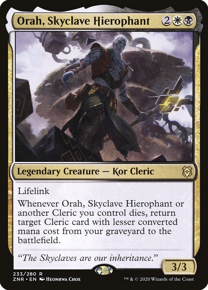 Orah, Skyclave Hierophant [Zendikar Rising] | Game Grid - Logan
