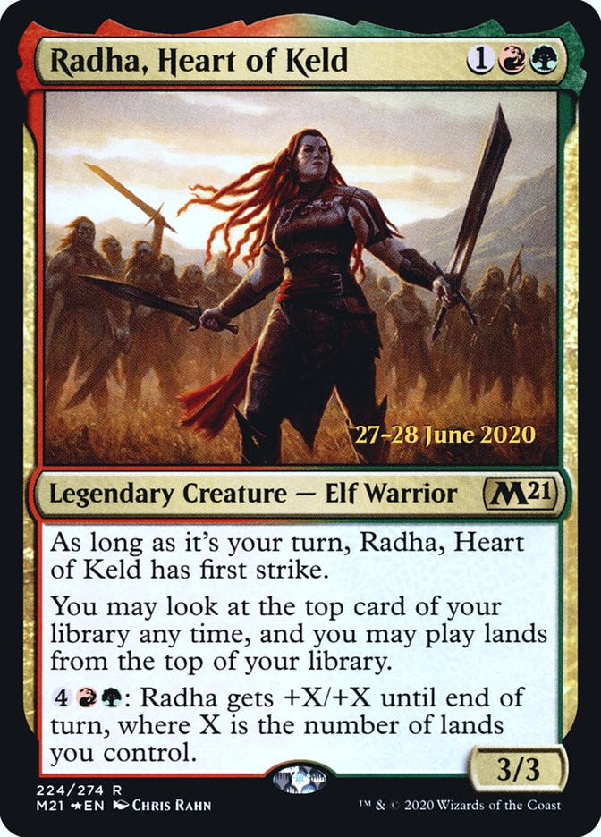 Radha, Heart of Keld [Core Set 2021 Prerelease Promos] | Game Grid - Logan