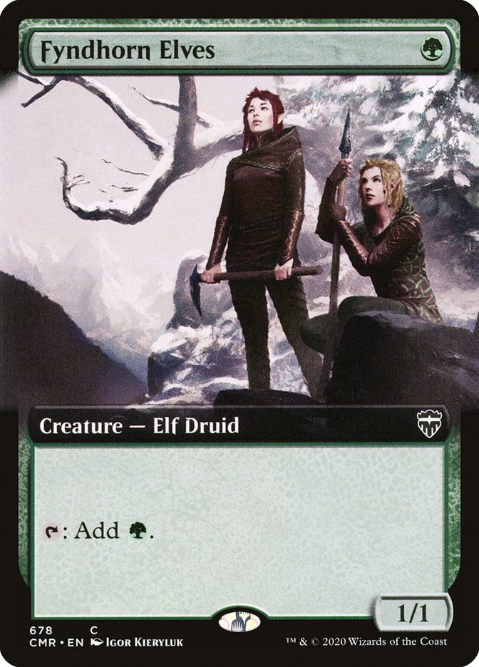 Fyndhorn Elves (Extended Art) [Commander Legends] | Game Grid - Logan