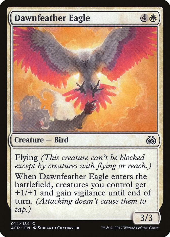 Dawnfeather Eagle (Intro Pack) [Aether Revolt Promos] | Game Grid - Logan