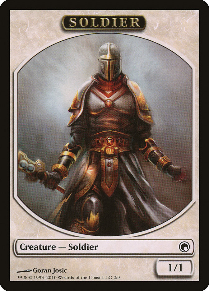 Soldier Token [Scars of Mirrodin Tokens] | Game Grid - Logan