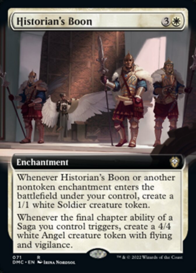 Historian's Boon (Extended Art) [Dominaria United Commander] | Game Grid - Logan